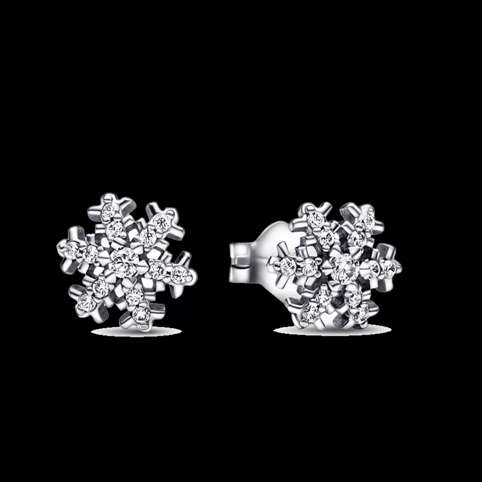 Brincos Floco De Neve Com Zirconias-Pandora Outlet