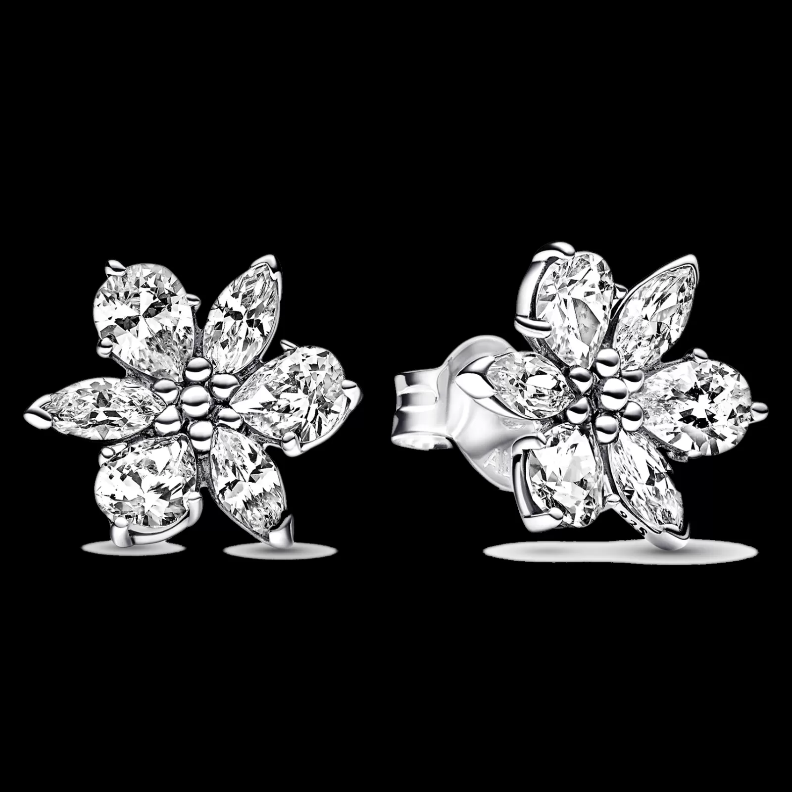 Brincos Herbarium Cluster Com Zirconias-Pandora Hot