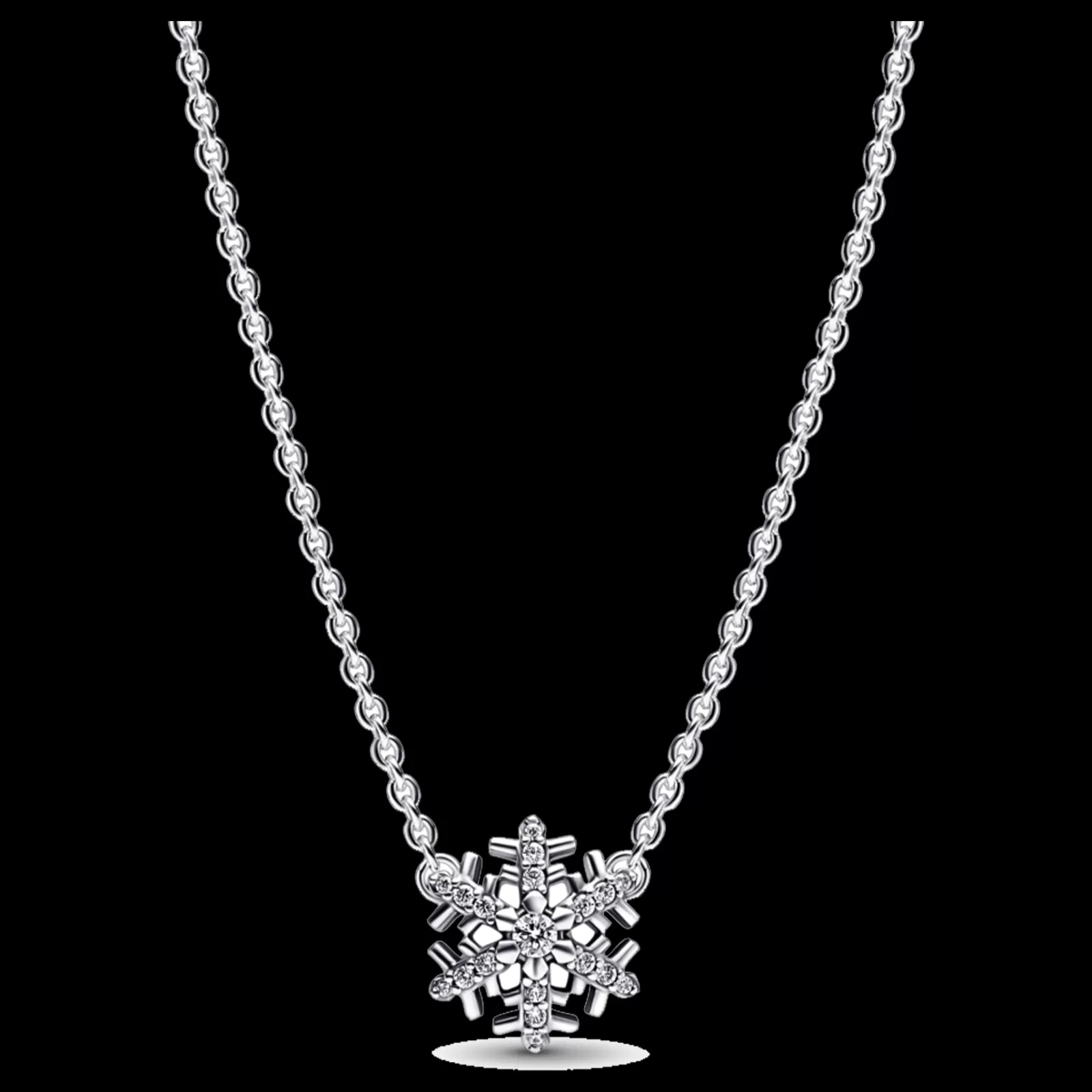 Colar Floco De Neve Com Zirconias-Pandora Cheap