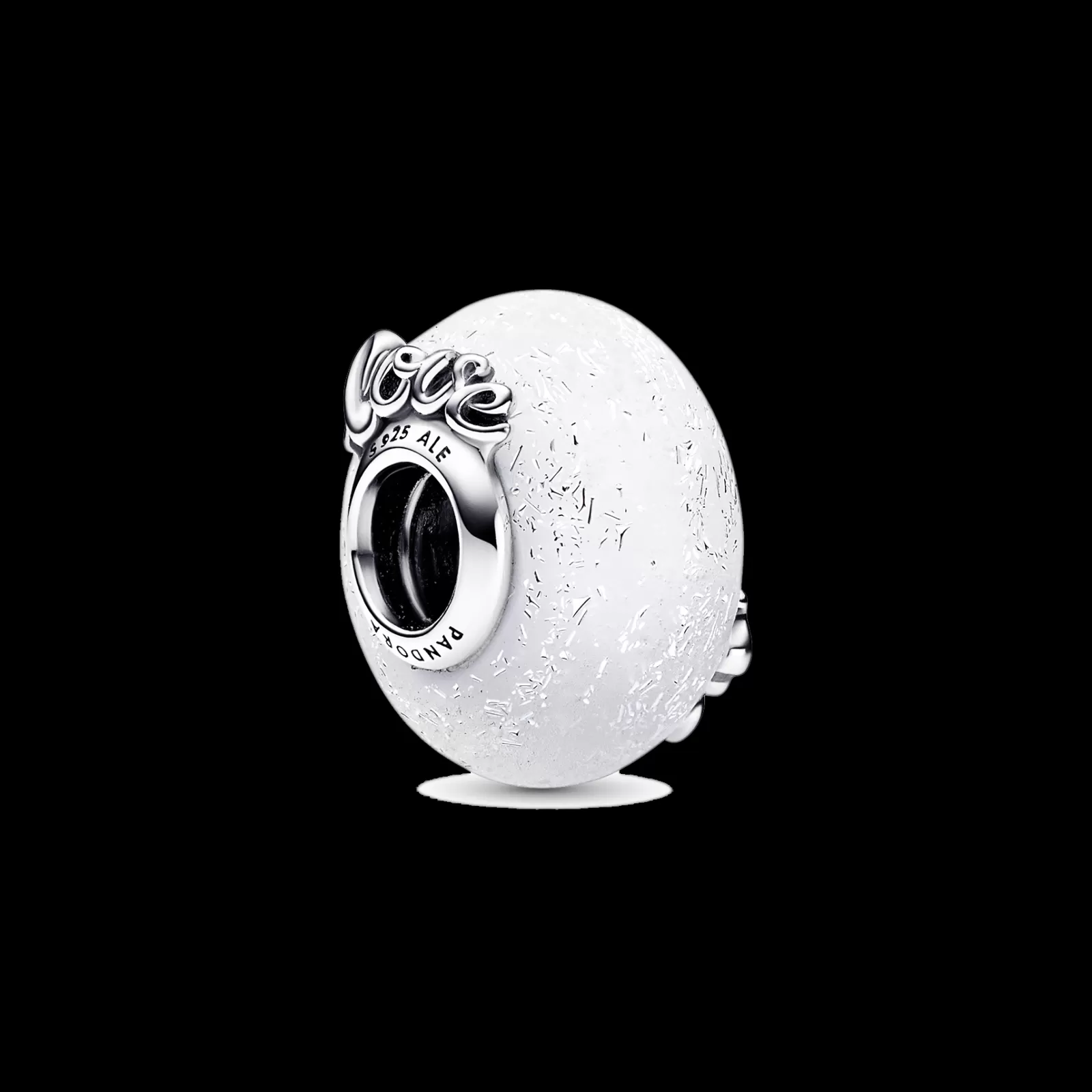 Conta Murano Branco Mae & Amor-Pandora Shop