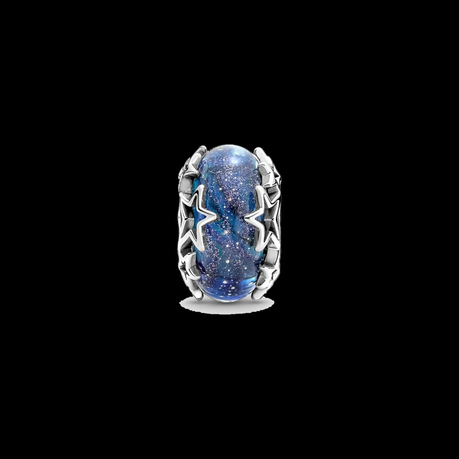 Conta Murano Galaxia Azul & Estrela-Pandora Best Sale