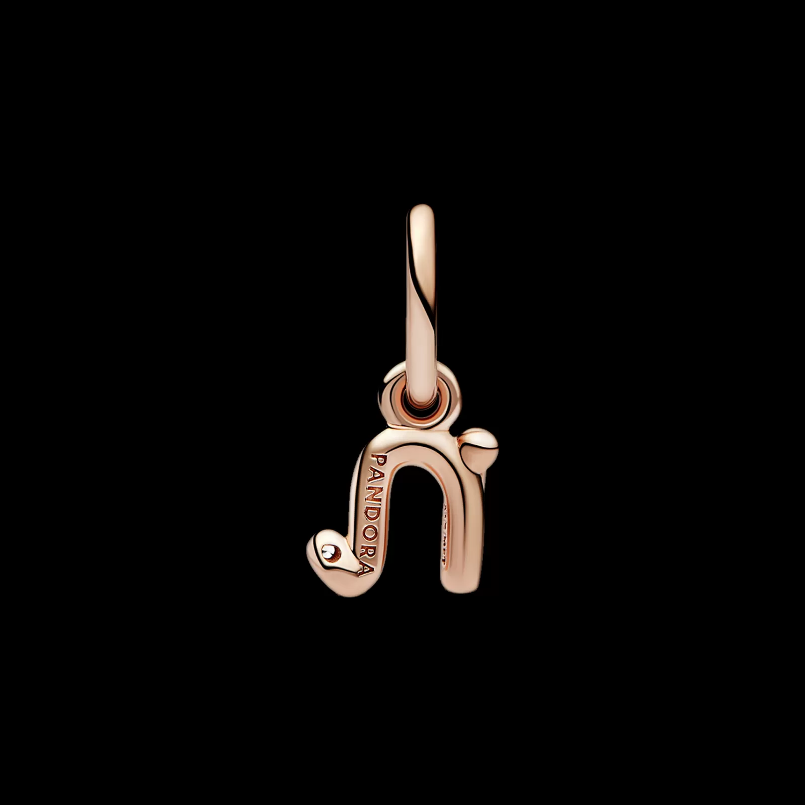 Conta Pendente Alfabeto Letra N-Pandora Fashion