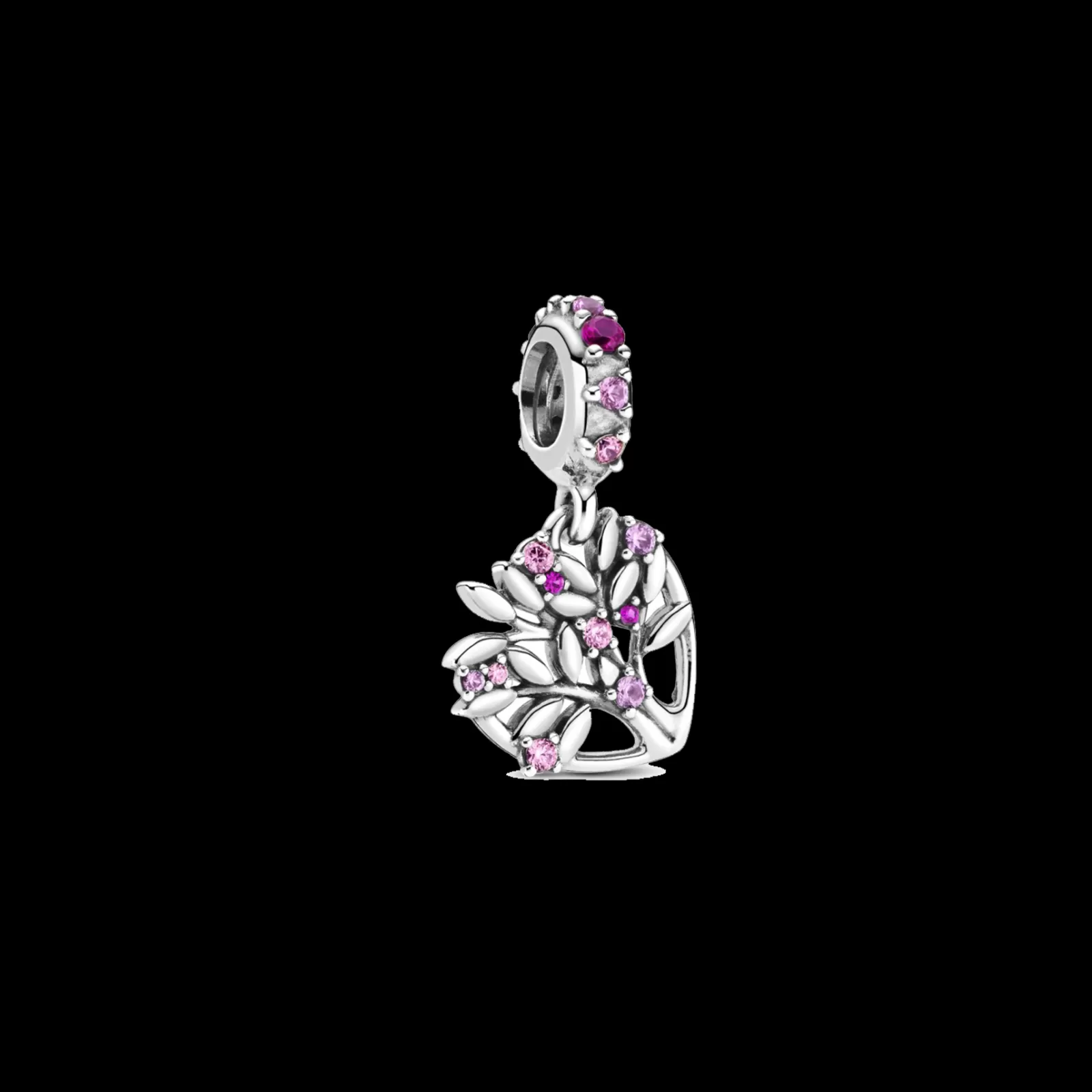 Conta Pendente Coracao Familia Cor-De-Rosa-Pandora Best Sale