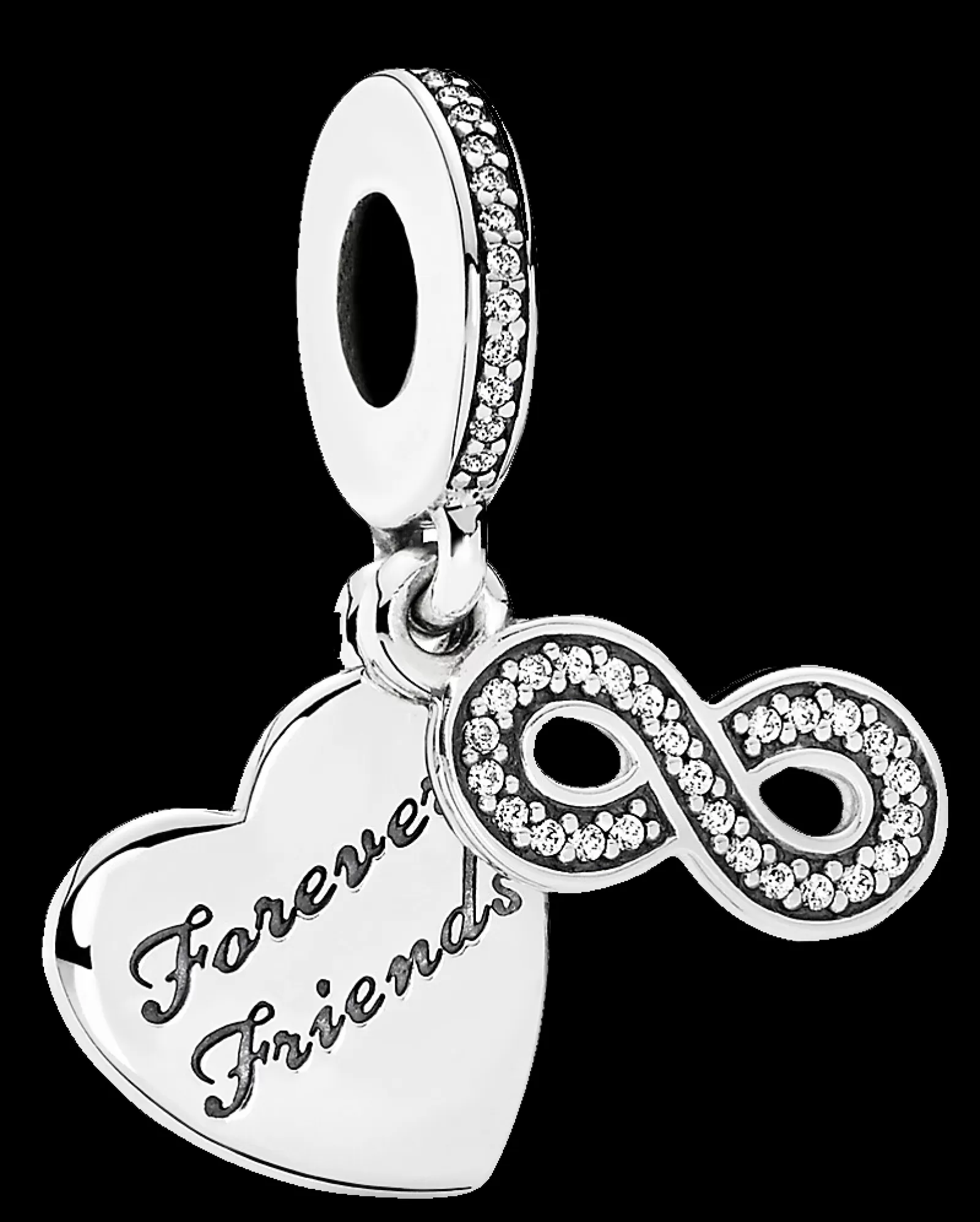 Conta Pendente Coracao Forever Friends-Pandora Best