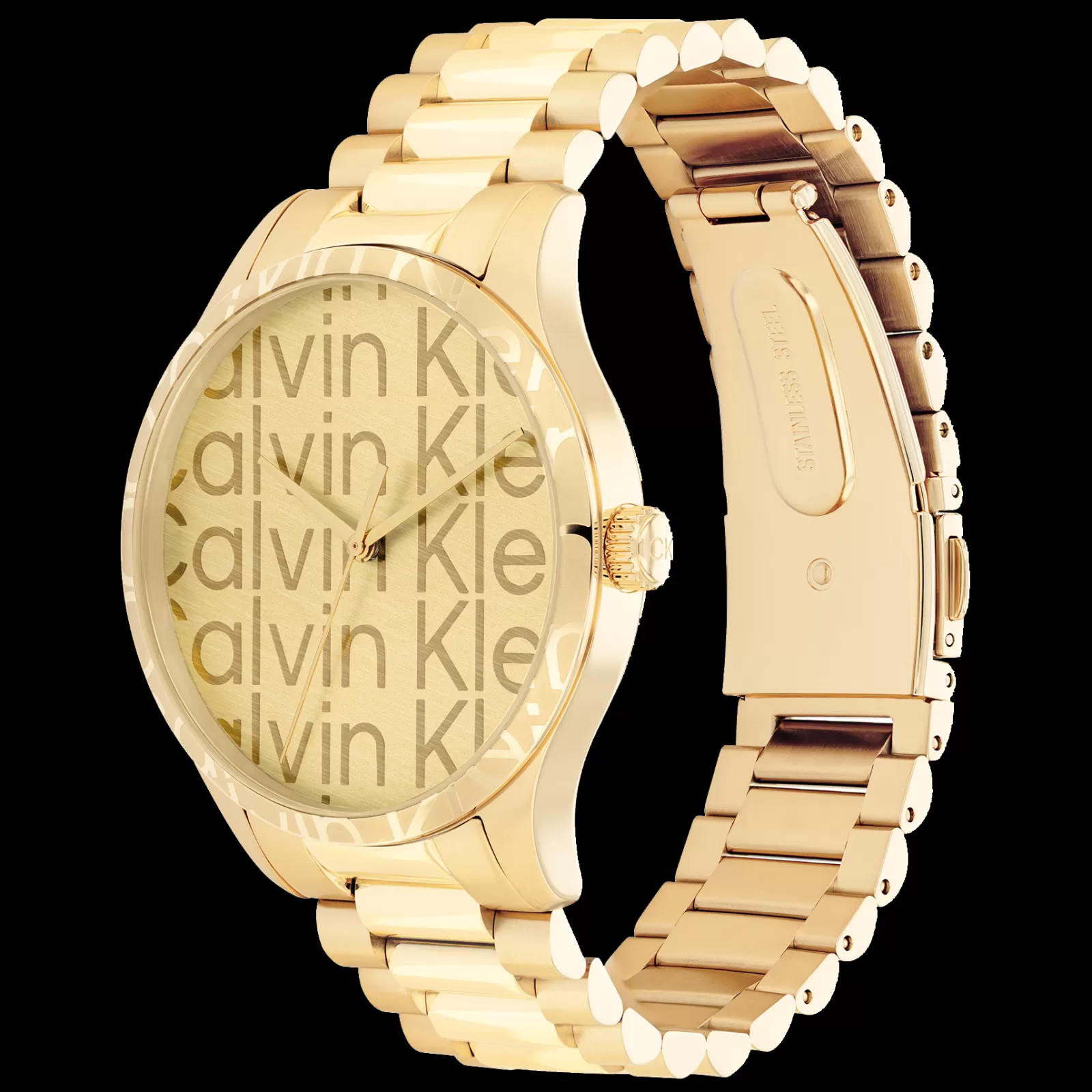 Dourado Em Aco-Calvin Klein Watches Best