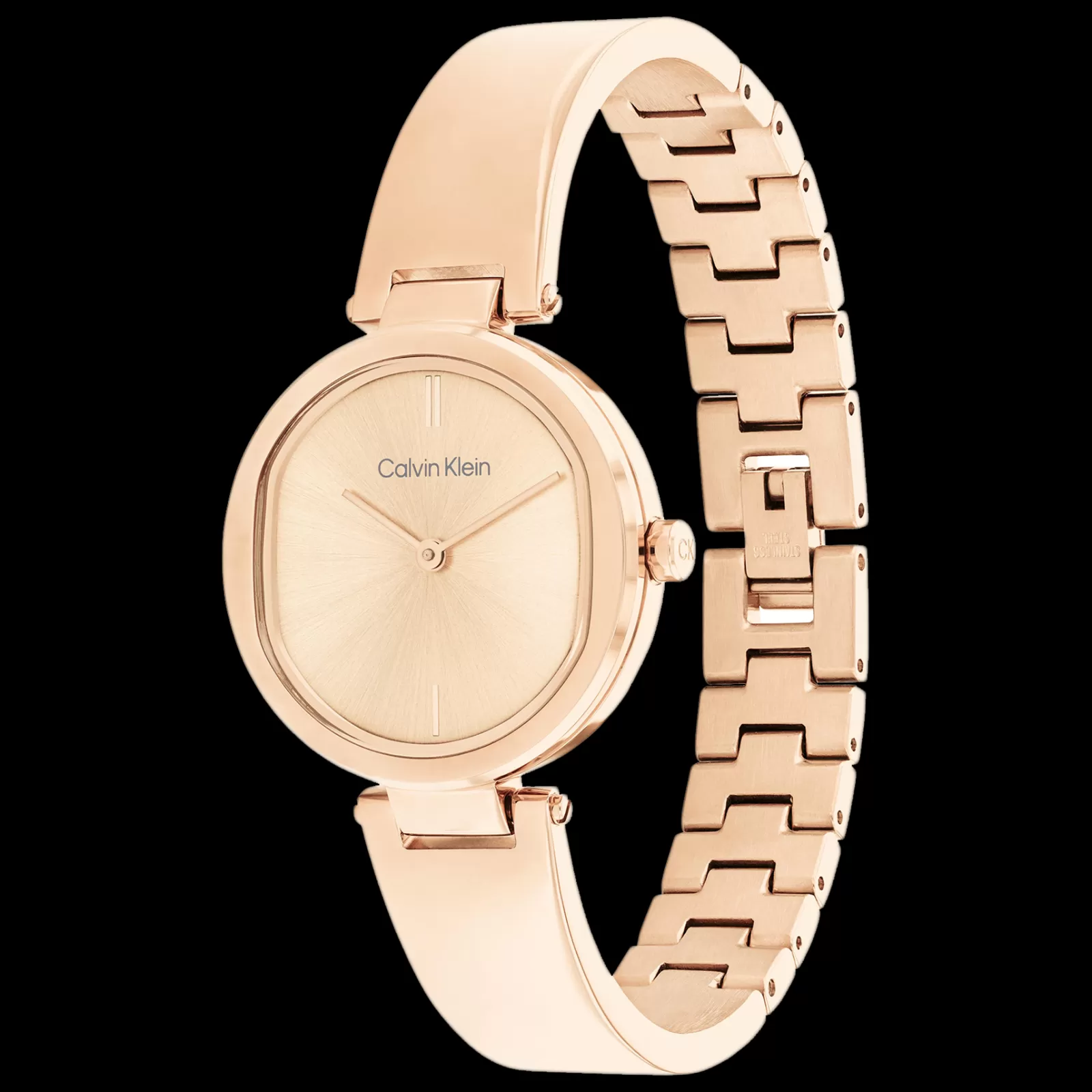 Dourado Rosa Com Bangle-Calvin Klein Watches Best Sale