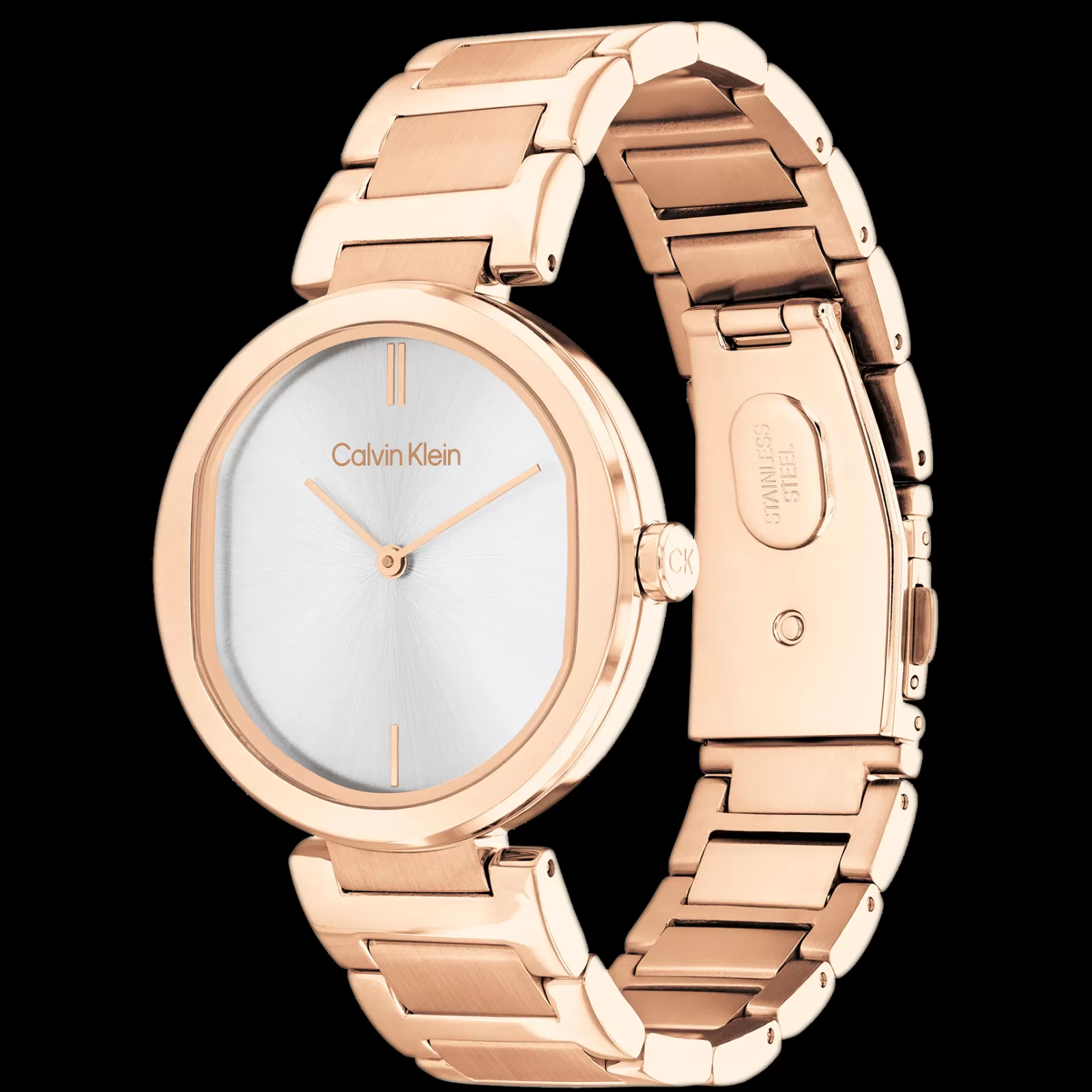 Dourado Rosa Em Aco-Calvin Klein Watches Discount