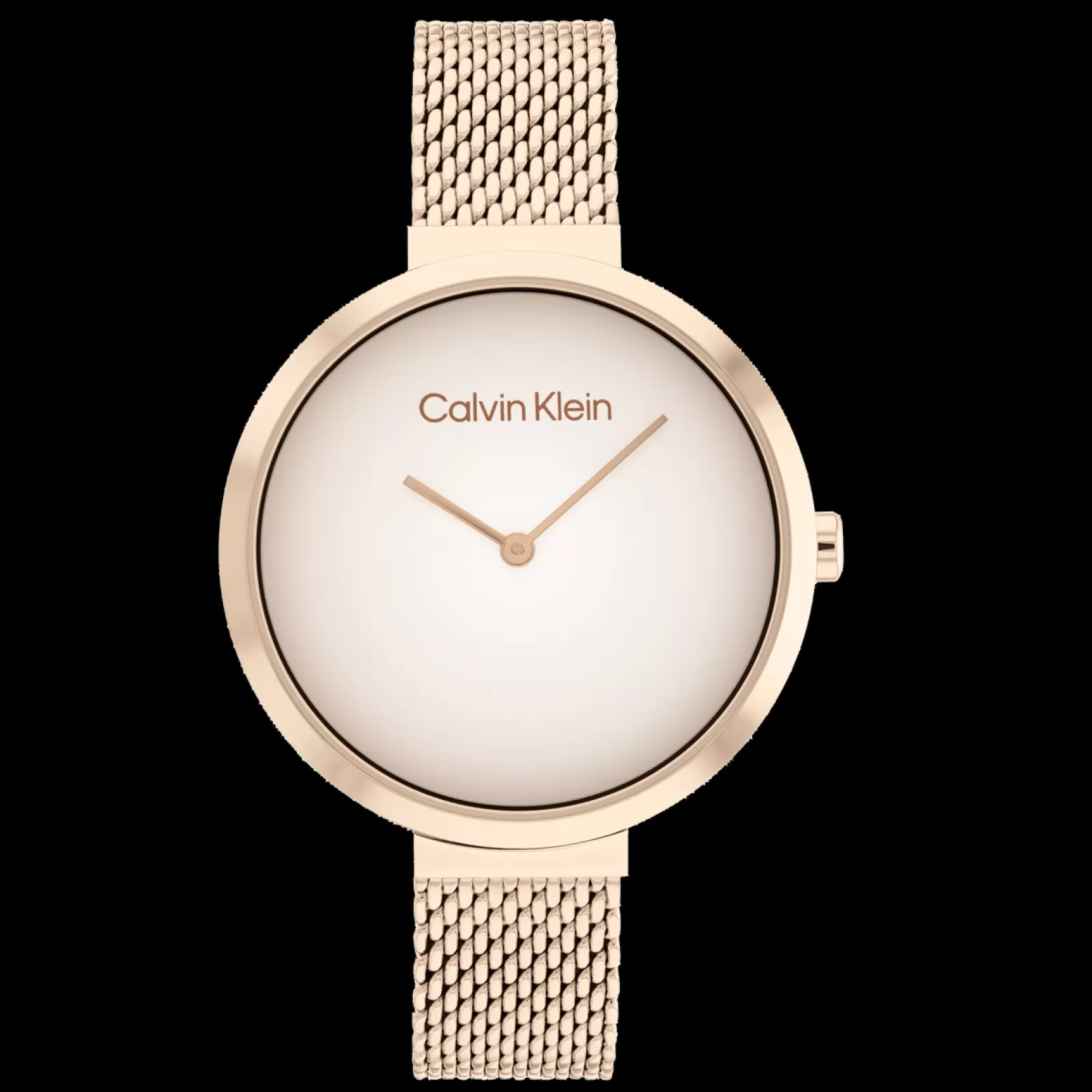 Dourado Rosa Em Malha Milanesa-Calvin Klein Watches Cheap