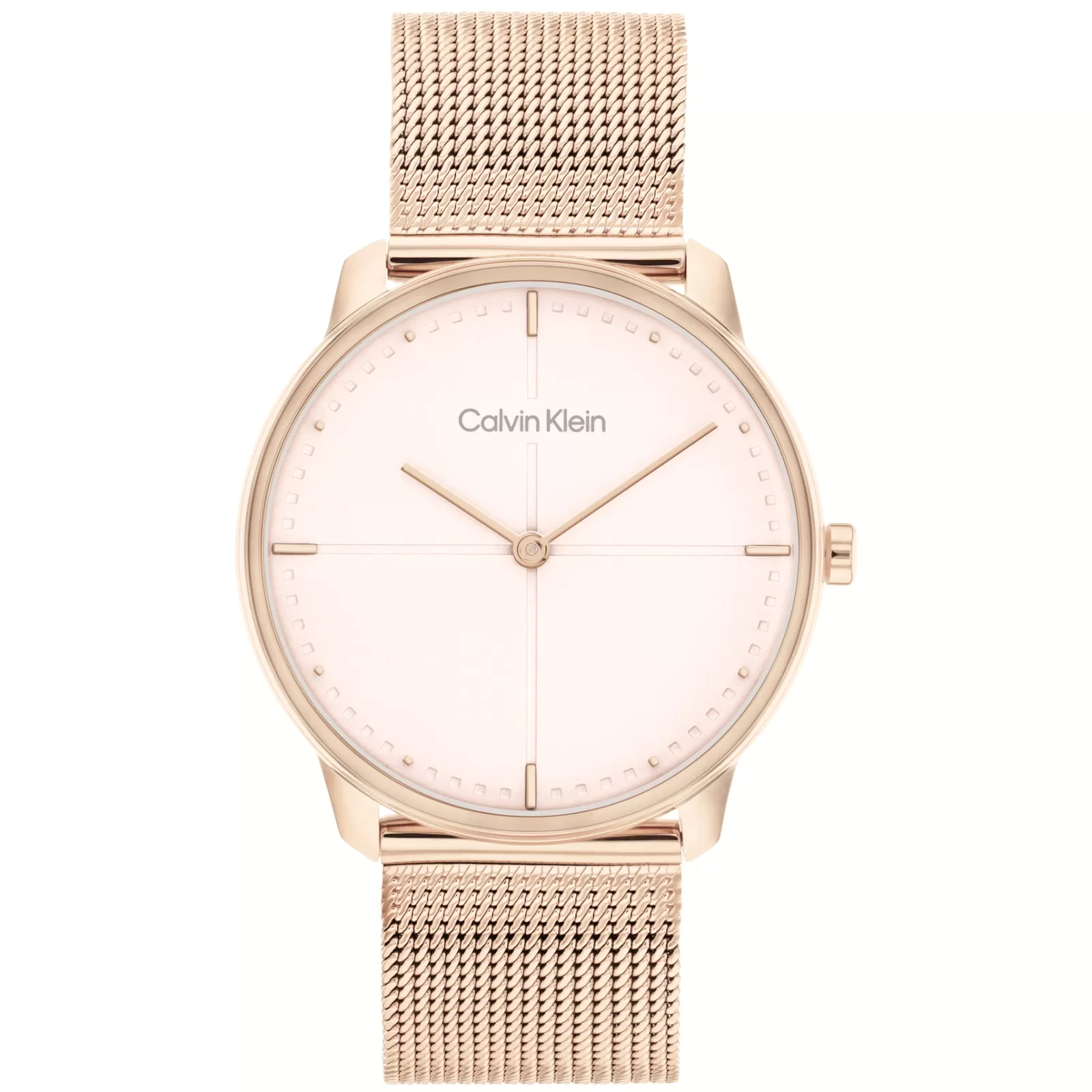 Dourado Rosa Em Malha Milanesa-Calvin Klein Watches New
