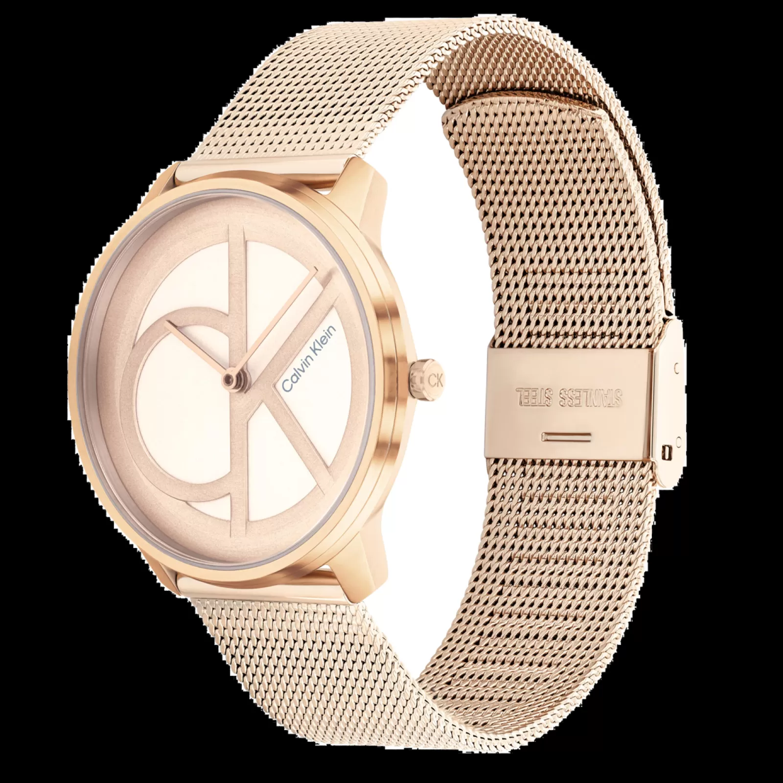 Dourado Rosa Em Malha Milanesa-Calvin Klein Watches Flash Sale