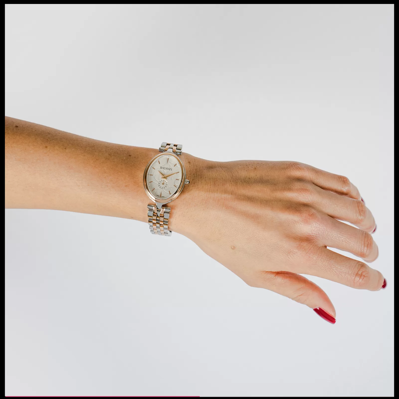 Haute Elegance Oval Aco Bicolor Rosa-Balmain Shop
