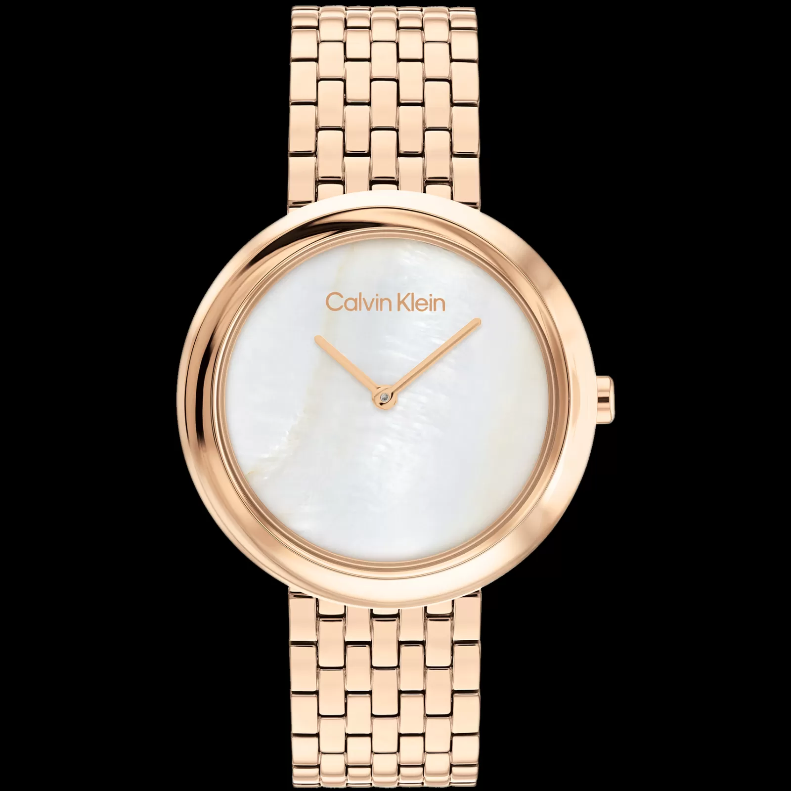 Madre-Perola Dourado Rosa Em Aco-Calvin Klein Watches Flash Sale