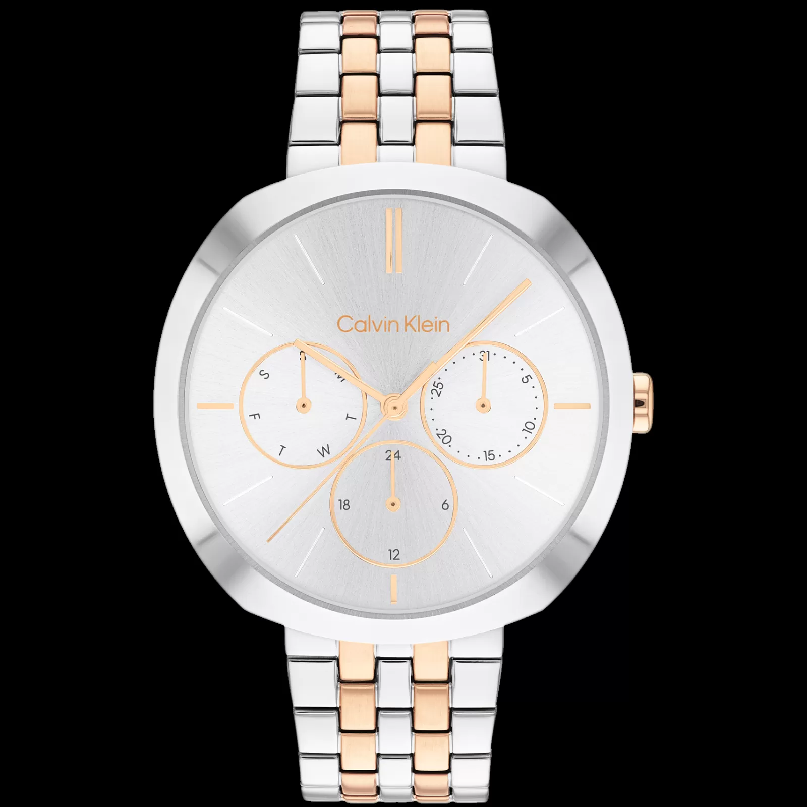 Prateado E Dourado Em Aco-Calvin Klein Watches Shop