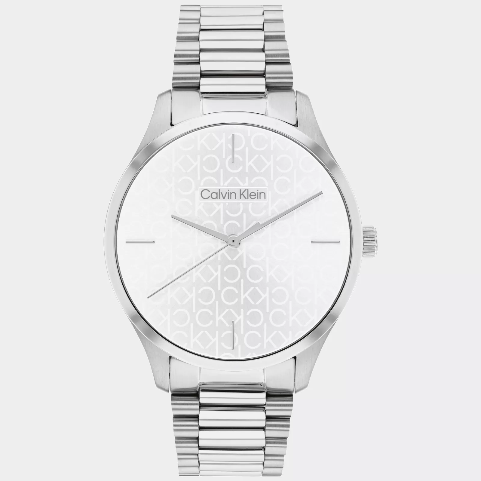 Prateado Em Aco-Calvin Klein Watches Cheap