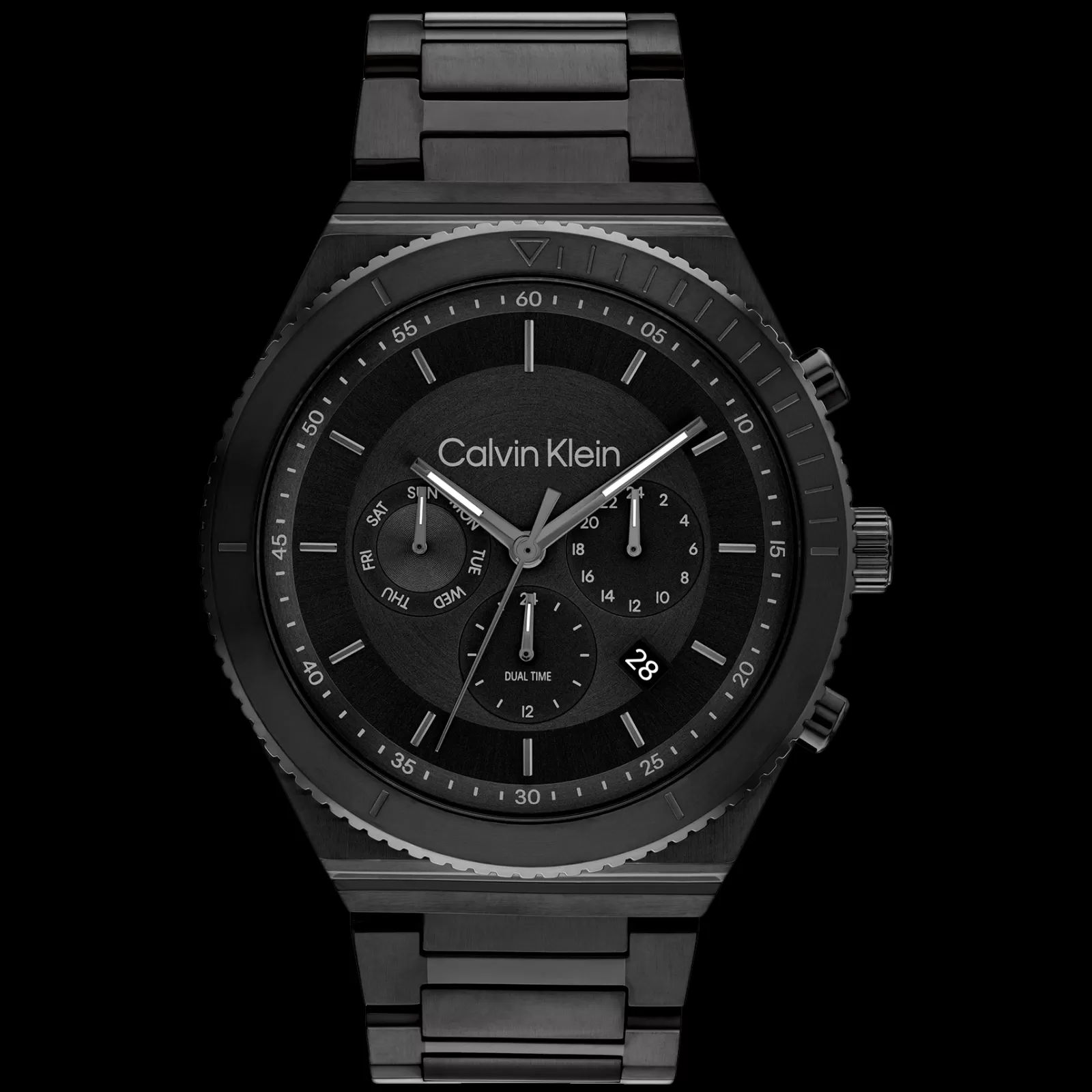 Preto Em Aco-Calvin Klein Watches Sale