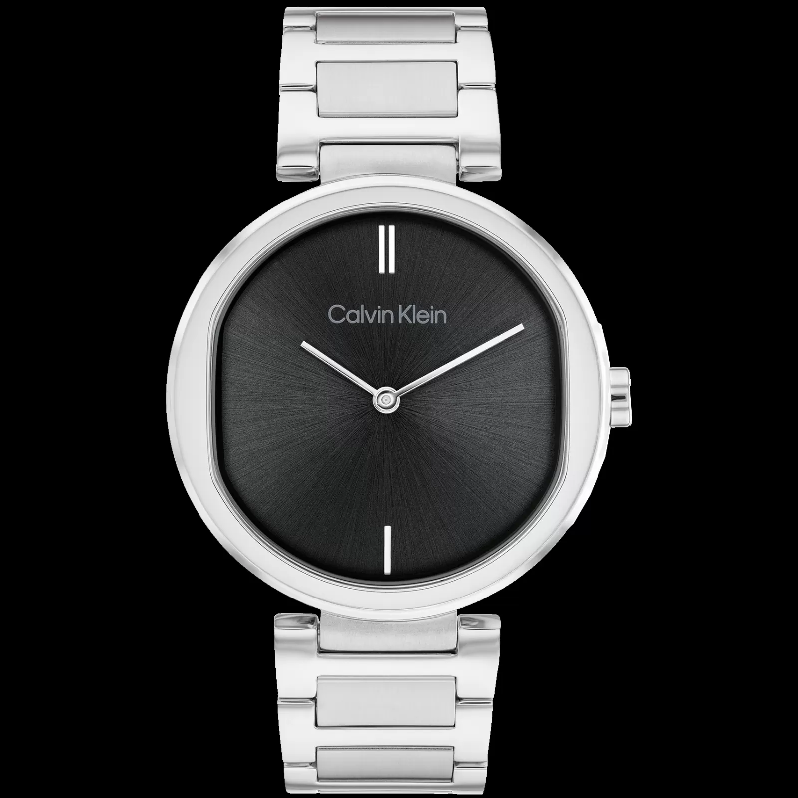 Preto Em Aco-Calvin Klein Watches Clearance