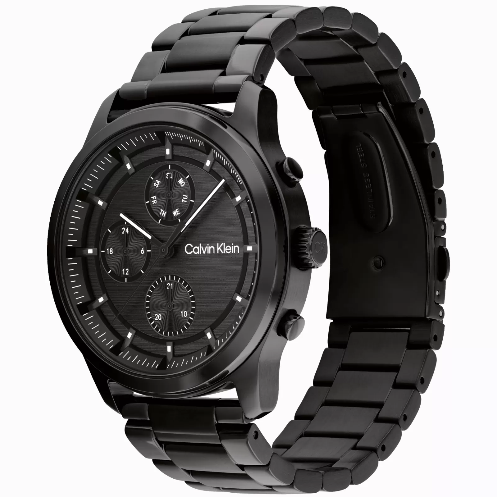 Preto Em Aco-Calvin Klein Watches Outlet