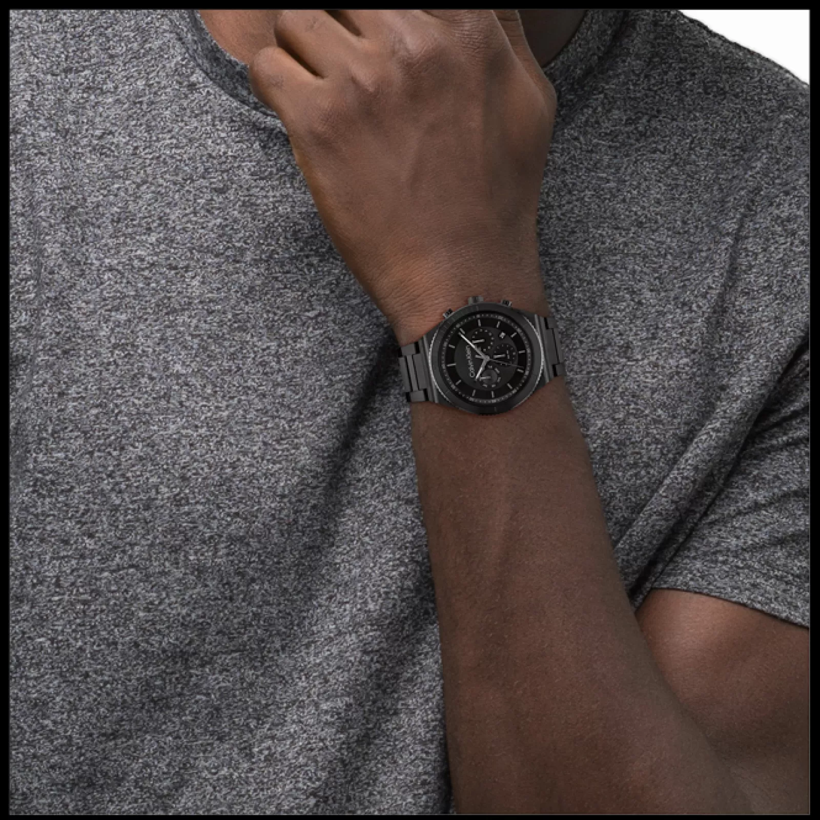 Preto Em Aco-Calvin Klein Watches Sale
