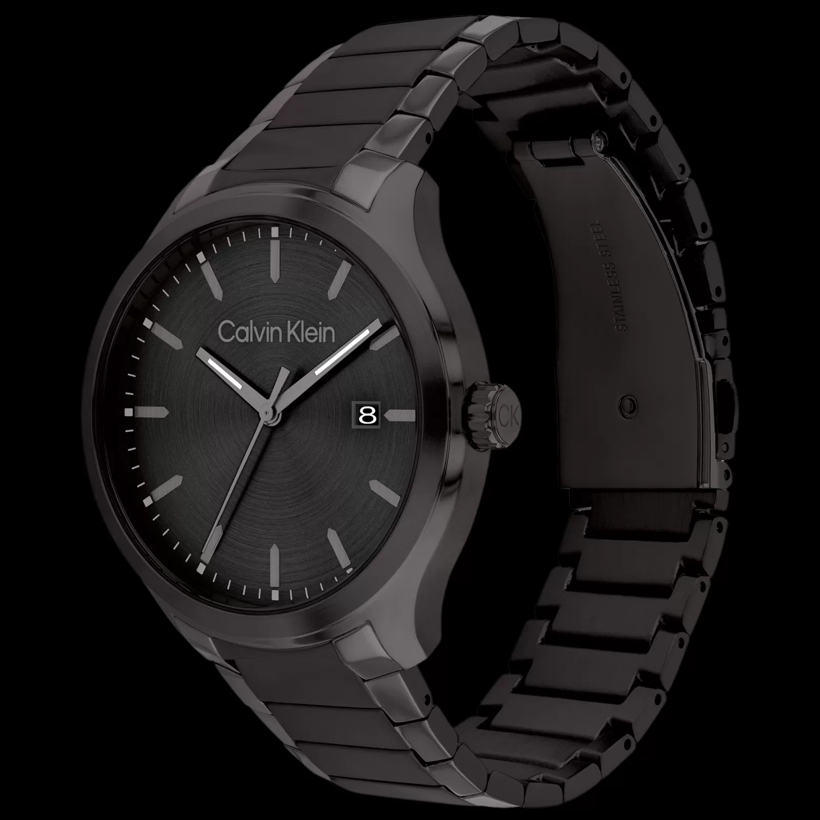 Preto Em Aco-Calvin Klein Watches Best Sale