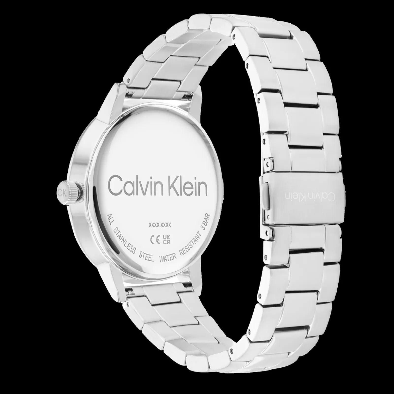 Preto Em Aco-Calvin Klein Watches Cheap