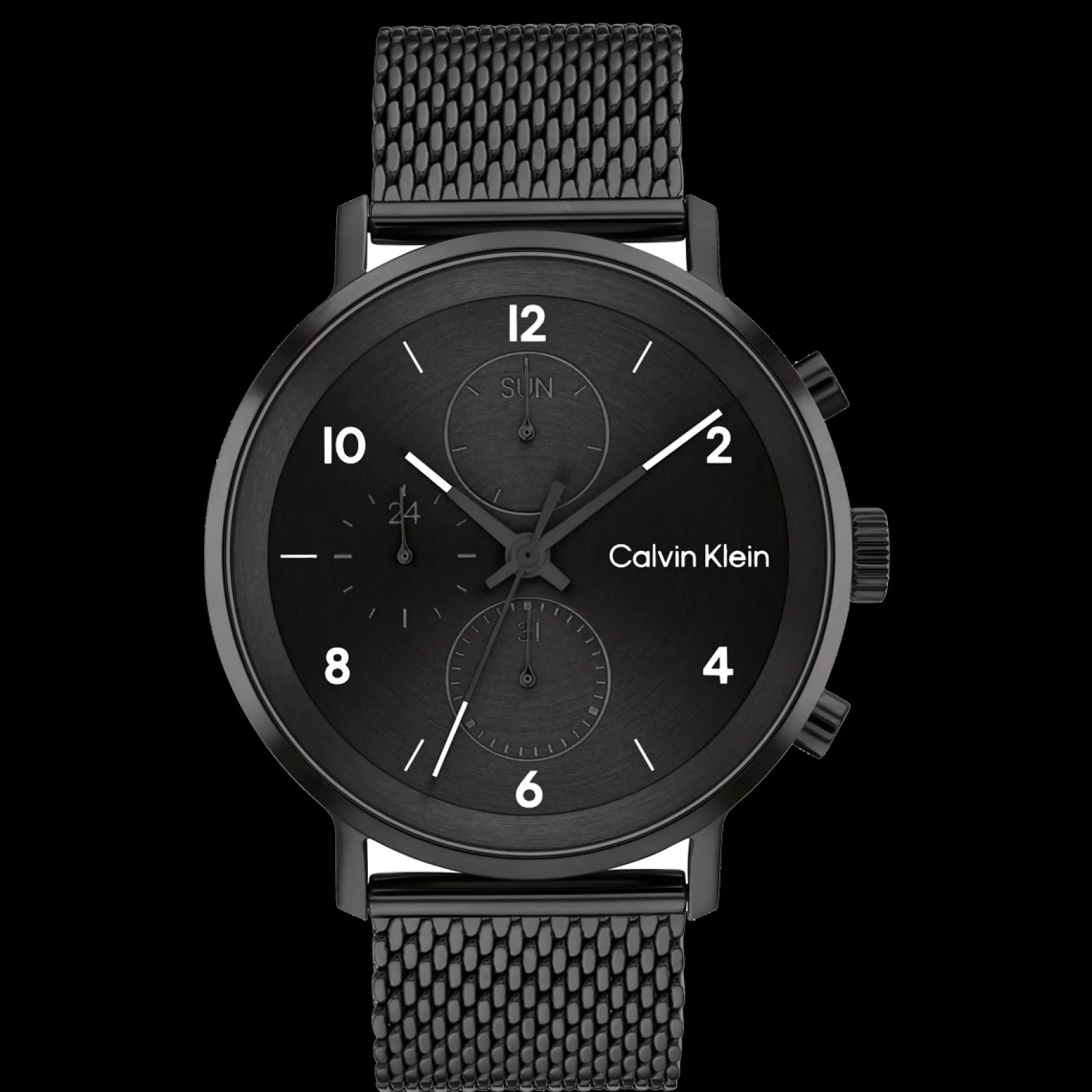 Preto Em Malha Milanesa-Calvin Klein Watches Best