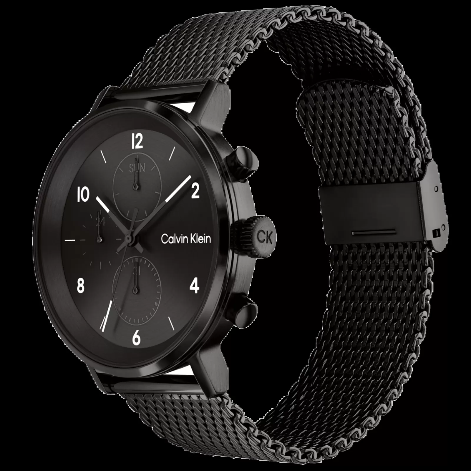 Preto Em Malha Milanesa-Calvin Klein Watches Best