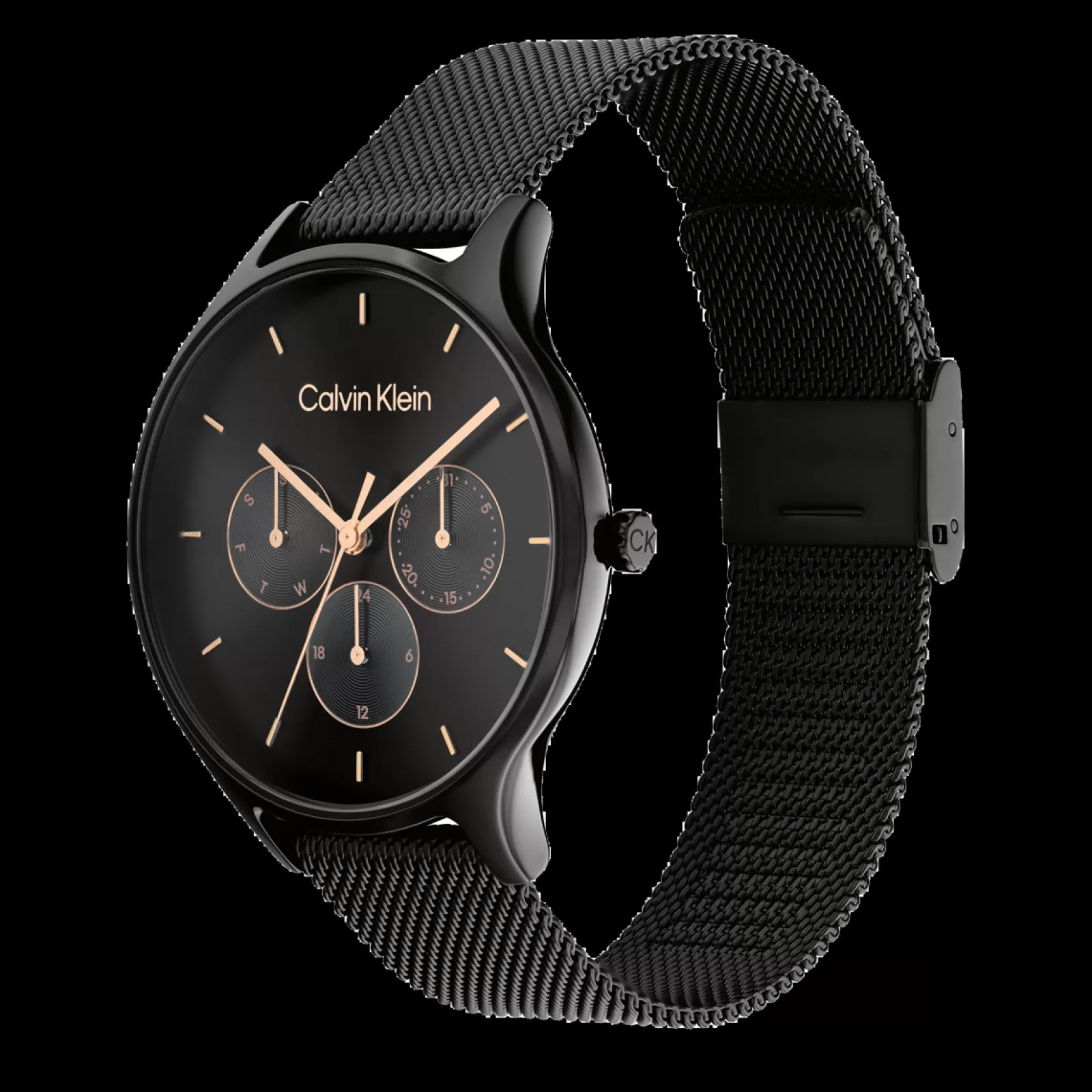 Preto Em Malha Milanesa-Calvin Klein Watches Shop