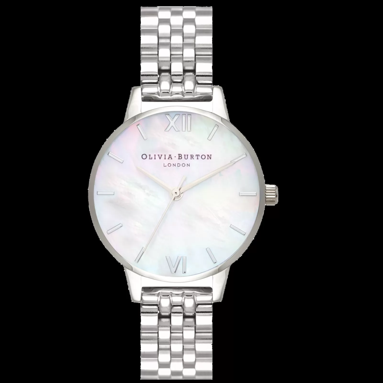Relogio Classics Branco Aco-Olivia Burton Hot