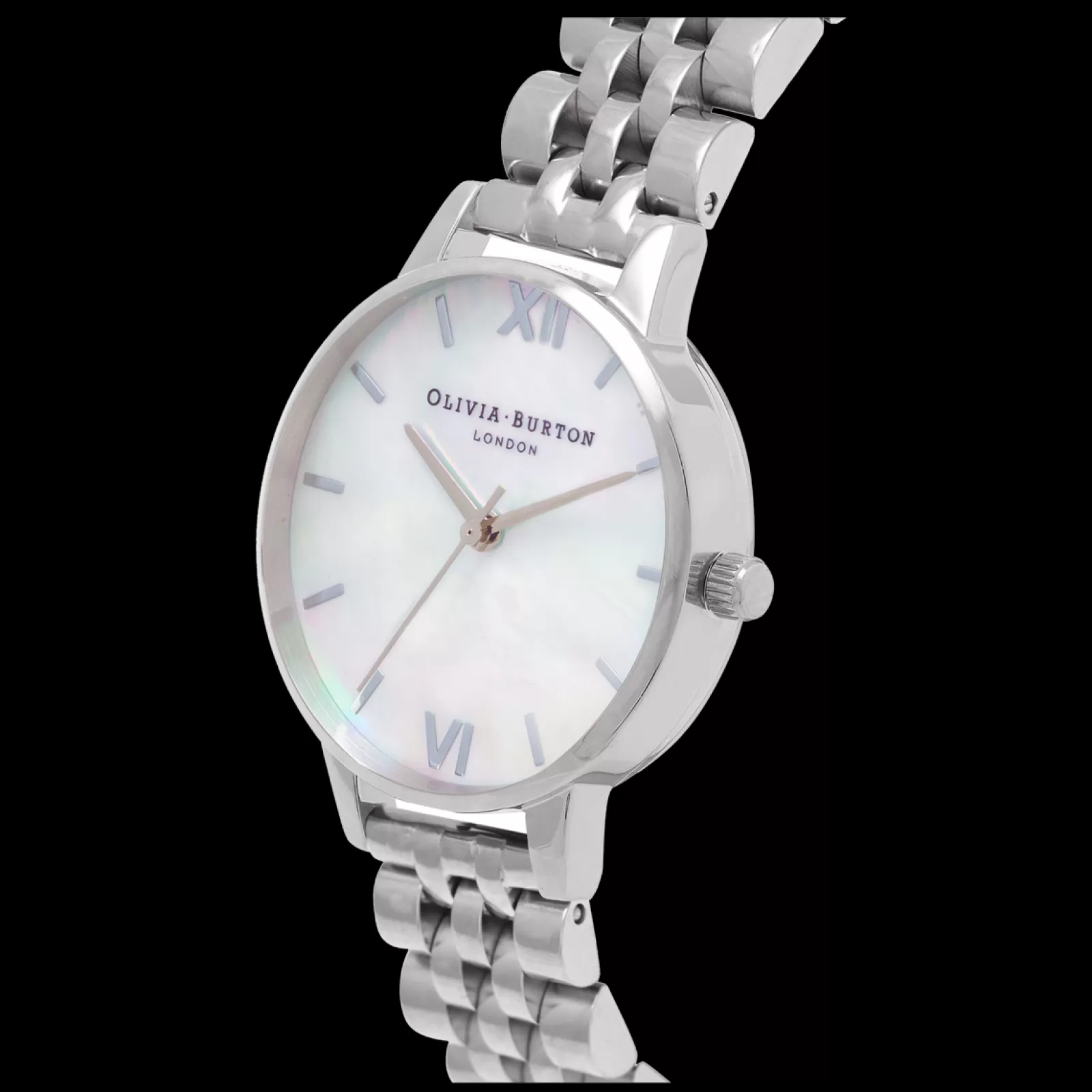 Relogio Classics Branco Aco-Olivia Burton Hot