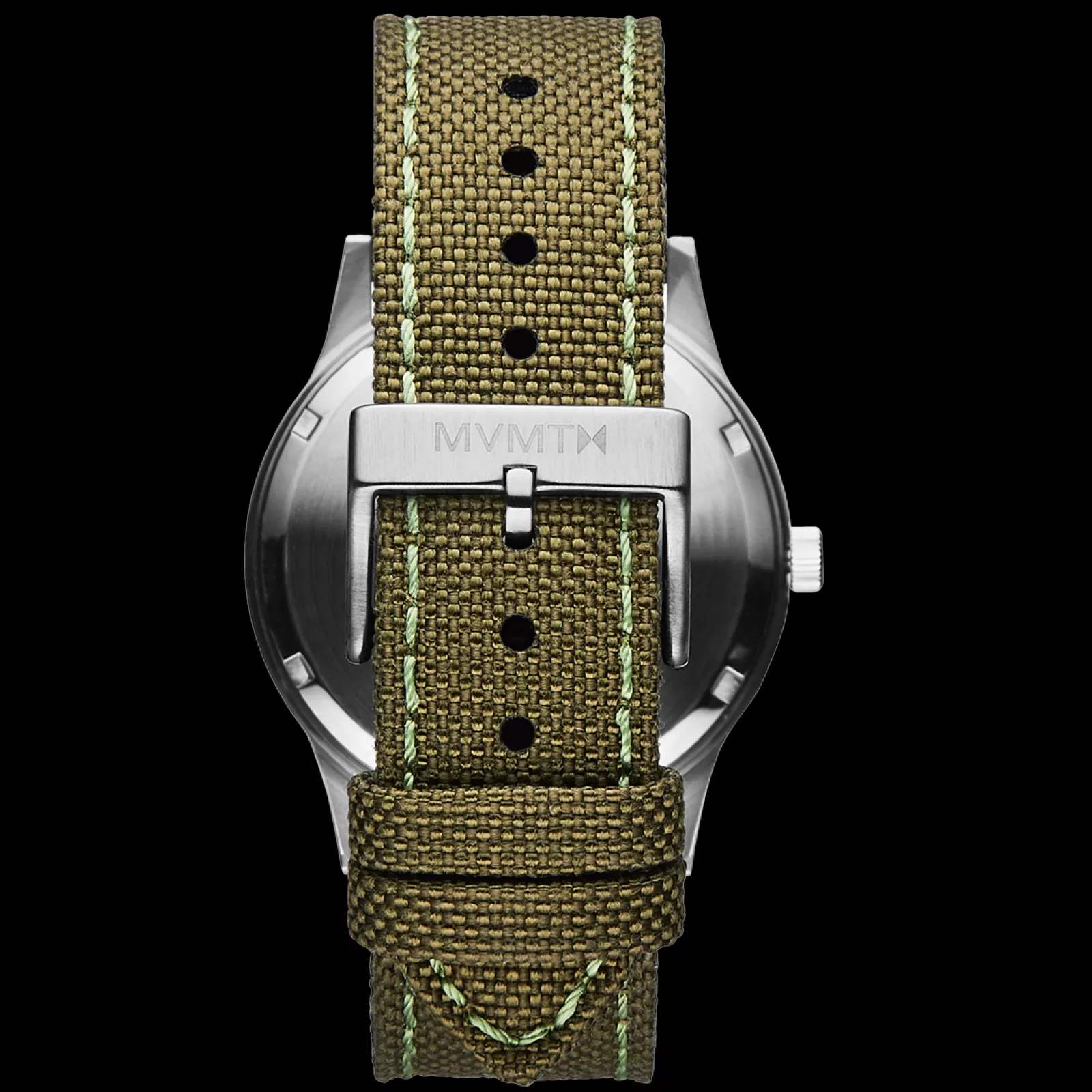 Relogio Field Aco Cinzento Tecido Verde-MVMT Shop