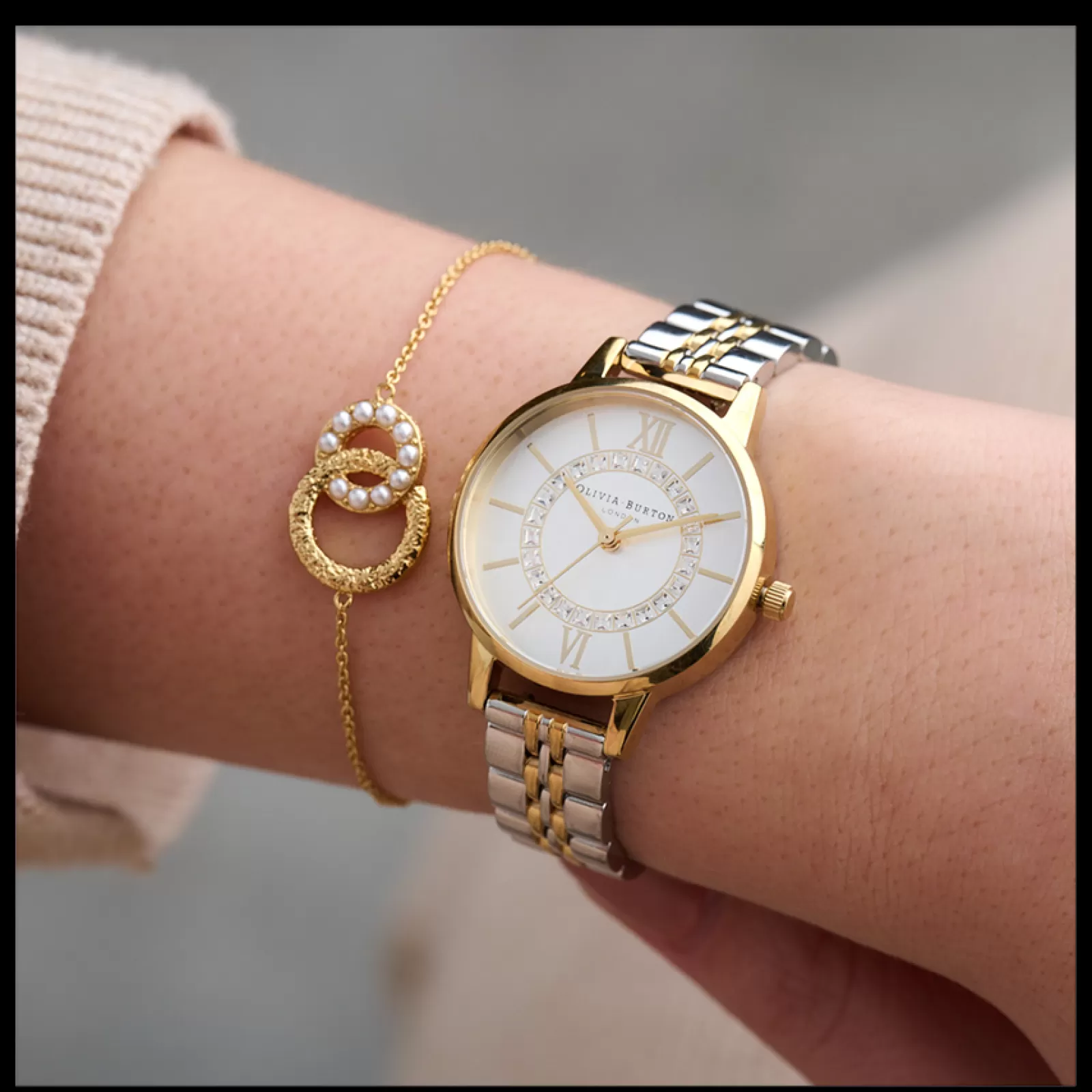 Relogio Wonderland Aco Bicolor-Olivia Burton Fashion