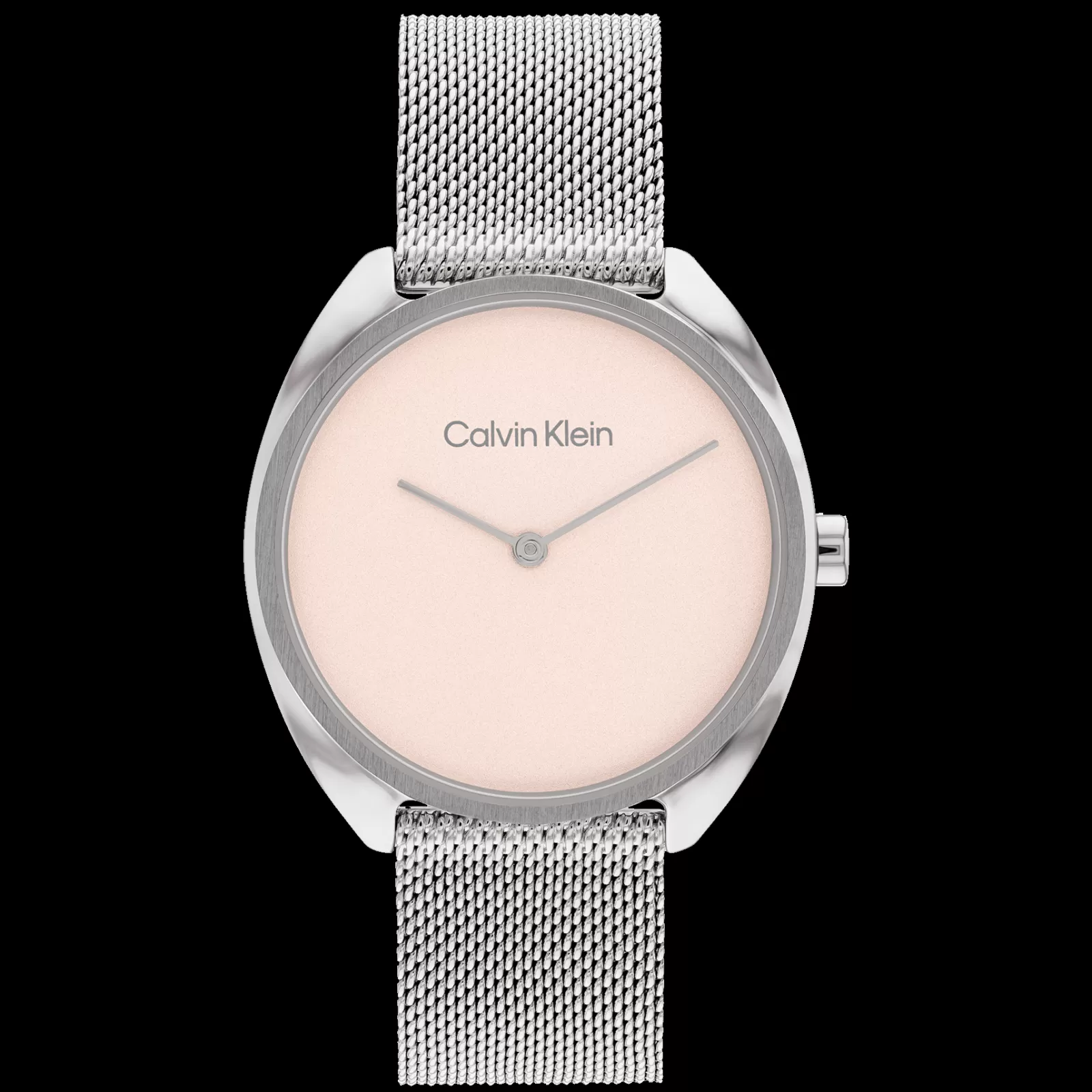 Rosa E Aco Em Malha Milanesa-Calvin Klein Watches Sale