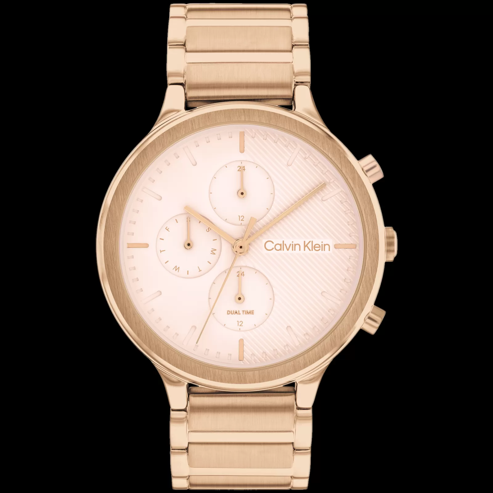 Rosa E Dourado Rosa Em Aco-Calvin Klein Watches Discount